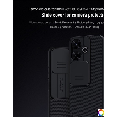 Xiaomi Redmi 13 5G / 13 4G Удароустойчив NILLKIN CamShield Калъф и Протектор