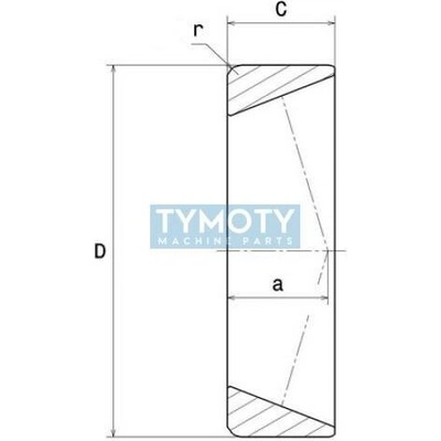 Timken A4138 vnější kroužek kuželíkového ložiska