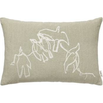 ferm LIVING Декоративна възглавница Vuelo 60 x 40 см сивкавозелена (1104270837)