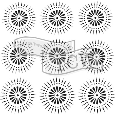 Šablona TCW 6"x6" (15,2x15,2 cm) - Petal Burst – Zboží Mobilmania