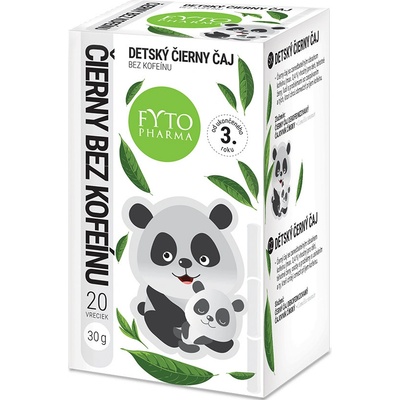 Fytopharma ČIERNY bez kofeínu 20 x 1,5 g