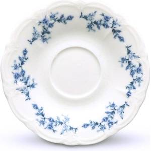 BonBistro Бяла/синя порцеланова чинийка ø 12 cm Retro - BonBistro (741096)