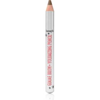 Benefit Gimme Brow+ Volumizing Pencil Mini водоустойчив молив за вежди за обем цвят 4 Warm Deep Brown 0, 6 гр