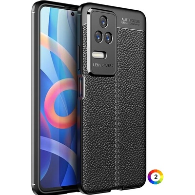 Xiaomi Redmi K50 Pro Удароустойчив Litchi Skin Калъф и Протектор