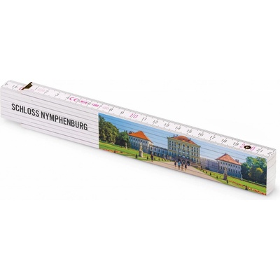Metrie Block 52 Skládací metr s potiskem Schloss nymphenburg 2 m