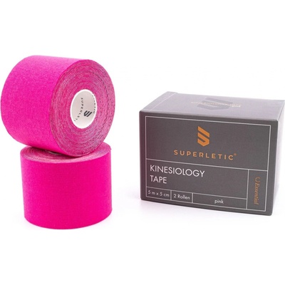 Capital Sports Elek kineziologická páska 2 kotúčiky bavlna a akrylové lepidlo vodotesná SPL2-Kintape2erPK 5 m x 5 cm