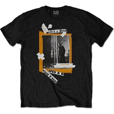 Nas Life's a Bitch Black 2XL Риза (NASTS03MB05)
