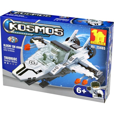 Dromader 25465 Vesmírná raketa bílá – Zboží Dáma