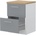 Долен кухненски шкаф с чекмеджета Highline R-60-2MBOX/3