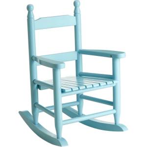 Premier Housewares Син детски стол от масивна топола - Premier Housewares (2405405)