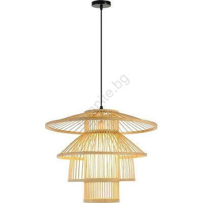 Immax 08255L - Пендел PINCHOS 1xE27/40W/230V Ø 50 см бамбук (IM1347)