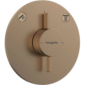 Hansgrohe DuoTurn S - Смесител за вграждане, за 2 струи, четкан бронз 75418140 (75418140)