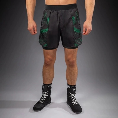 Venum - Боксова Екипировка | Официален Вносител за България Шорти Venum Matupa Training Shorts - Black/Green/Gold - L