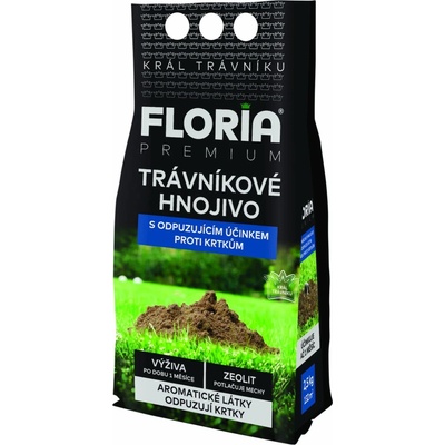 AGRO CS Floria Trávnikové hnojivo proti krtkom 2,5 kg