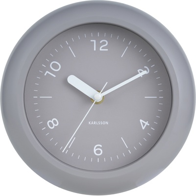 Karlsson Slope стенен часовник, сив (KA6047WG)