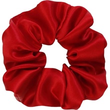 MURU Veľká Hodvábna Scrunchie Gumička - Červená