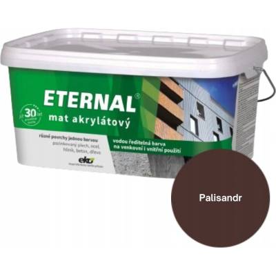 ETERNAL Mat akrylátový - vodouriediteľná farba 2.8 l Palisander 10