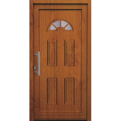 Panto Plastové vchodové dvere K001, hnedá, 210 x 110 cm, Ľ