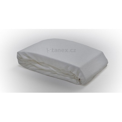 Stanex Froté napínací prostěradlo bílé 200x220