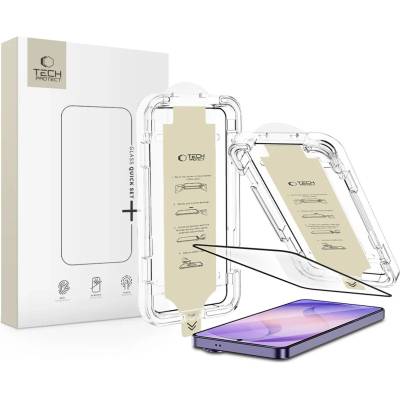Tech-Protect Твърдо защитно стъкло Tech-Protect Quick Set AR+ за Galaxy S26 Ultra, черно