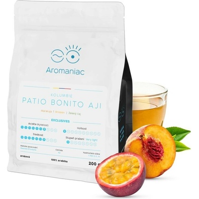 Aromaniac Kolumbie Patio Bonito Aji káva 200 g