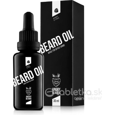 Angry Beards Bobby Citrus olej na fúzy 30 ml