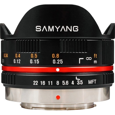 Samyang 7,5mm T/3.8 UMC Cine Fisheye, baj. Micro 4/3