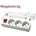 Magnolia 3 Plug 2 m Switch (30879)