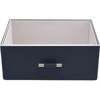 Stackers Кутия за съхранение Stackers Handled Pebble с акрилен капак supersize морскосиня (76105)