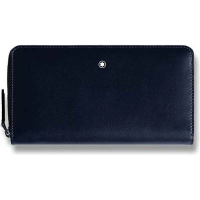 Montblanc Peněženka Meisterstück Soft Zip 12 cc modrá