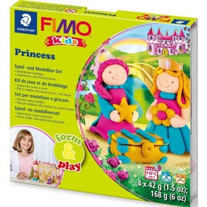STAEDTLER Комплект глина Staedtler Fimo Kids - Princess, 4 x 42 g (23850-А-PRINCESS)