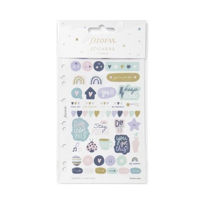 Filofax Samolepky Multi Good Vibes náplň osobných A5 diárov