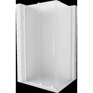 Mexen Velar плъзгаща се душ кабина 120 x 85 см, матирана, бяла - 871-120-085-31-20 (871-120-085-31-20)
