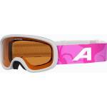 Alpina Детска скиорска маска Alpina Piney 2.0 white/pink matt