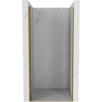 Mexen Pretoria врата за душ кабина, отварящи се, 100 см, прозрачни, златни - 852-100-000-50-00 (852-100-000-50-00)