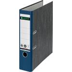 Leitz quality folders 180°, pack of 20, A4, cardboard, 8 cm spine width, cloud marble paper, blue spine, 10805035 - 10805035-20 (10805035-20)