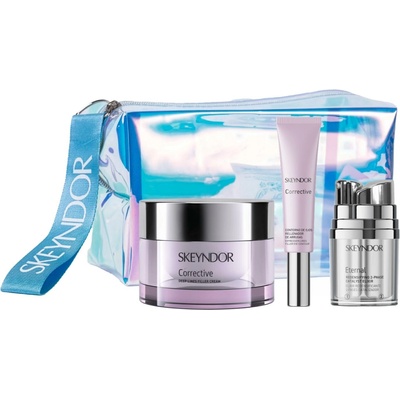 Skeyndor Corrective krém 50 ml + oční krém 15 ml + eternal dvoufázový elixír 5 ml + 5 ml dárková sada