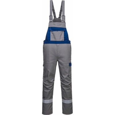 Portwest FR07 Bizflame Ultra Two Tone nohavice na traky Royal Modrá