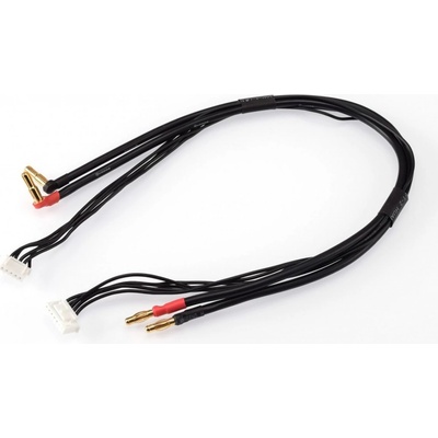RUDDOG 4S černý nabíjecí kabel G4/G5-4S/XH krátký 400mm 4mm 7-pin PQ