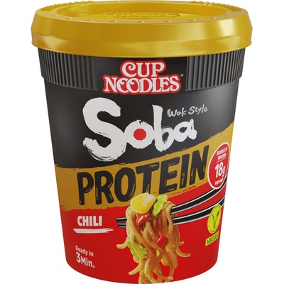 Nissin Instantní ramen Soba Cup Protein Chilli 93 g