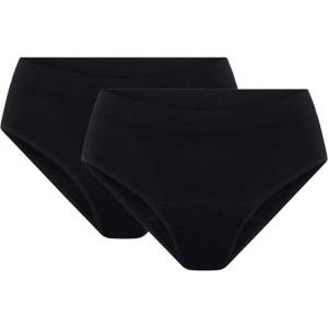 Modibodi Комплект от два - менструални бикини Modibodi Soft Stretch Seamless Bikini Brief Moderate Modibodi | Cheren | ЖЕНИ | XL