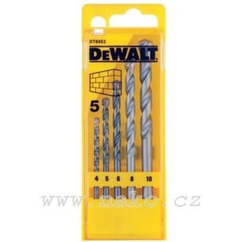 DEWALT DT6952 sada příklepových vrtáků 4,5,6,8,10mm