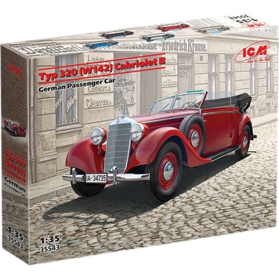 ICM Typ 320 W142 Cabriolet B German Passenger Car 1:35