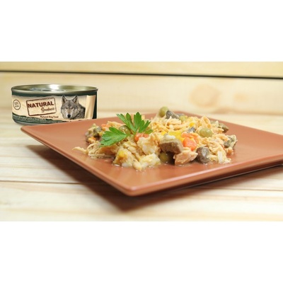 Natural Greatness Adult kuřecí prsa hovězí játra zelenina 156 g