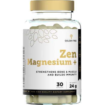 Golden Tree Zen Magnesium + - 30 капсули