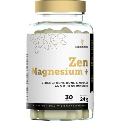 Golden Tree Zen Magnesium + - 30 капсули