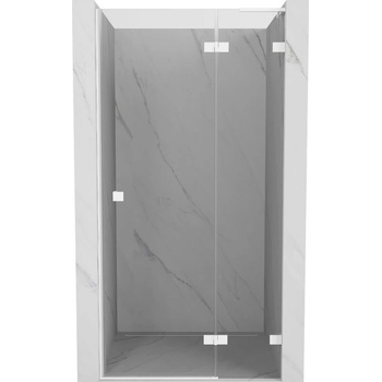 Mexen Lunar L душ кабина, отваряща се врата, дясна 105 см, прозрачна, бяла - 834L-105-000-20-00-P (834L-105-000-20-00-P)