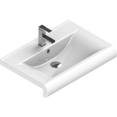 CeraStyle Порцеланова мивка за мебел Side 65 см