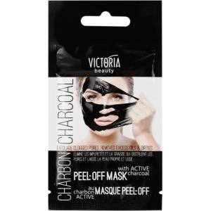 Victoria Beauty Peel-Off Charcoal Черна отлепяща се маска за лице с активен въглен 10мл