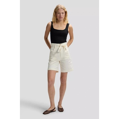 Lee dámske ľanové kraťasy Regular Pleated Bermuda 112378806 béžová